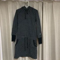 美品！チャンピオンフード付きスエットワンピース