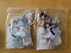 ホロライブ フブミオ 5周年記念 白上フブキ 大神ミオ アクリルスタンド