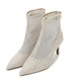 snidel ポインテッドメッシュショートブーツ