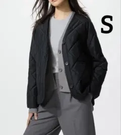 新品　UNIQLO　パフテックノーカラージャケット　S