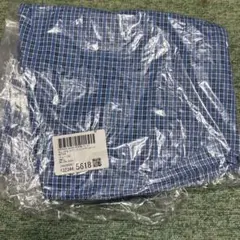Broken Base チェックセットアップ パジャマショーツ ブルー S