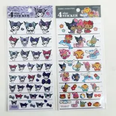 新品未開封　4size ステッカー　クロミ 日焼け サンリオ 2枚セット