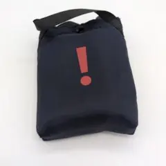 【未使用】香港 CitySuper エコバッグ ネイビー 携帯用 フック付のサムネイル
