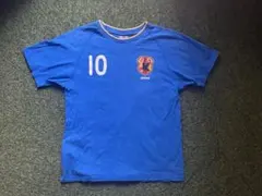 JFA公式　Tシャツ　ブルー　#10 中村 俊輔 選手　　Sサイズ