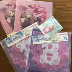 ♡*読様 ワンピース 一番くじ ボニー　ハンドタオル　キーホルダー　 クリアファ