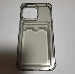iPhone 13 pro☆黒 クリア 透明 スマホケース