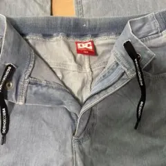 DC ロゴプリント 長ズボン 160 ジーンズ　ブルー