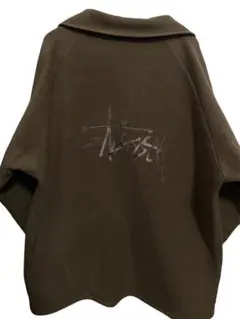 激レア 90s OLD STUSSY 背面ロゴ フリースジャケット L 紺タグ