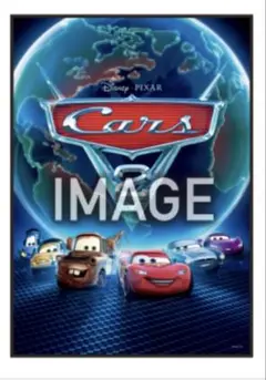 happyくじ（ピクサー作品）ファブリックポスター【カーズ】