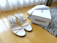NEBULONI Eネブローニ　ウエッジソール　ミュール　サンダル　37のサムネイル