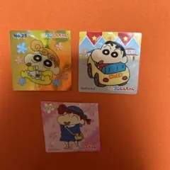 2008年　チョコビ　クレヨンしんちゃんシール3枚 説明欄確認を