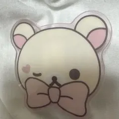 コリラックマ アクリルクリップ バッジ