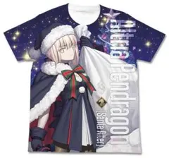 FGO アルトリア・ペンドラゴン サンタオルタ フルグラフィックTシャツ L