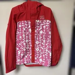 HELLY HANSEN 花柄 マウンテンパーカー レッド L