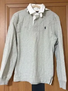 Polo by Ralph Lauren グレー 長袖ポロシャツ S