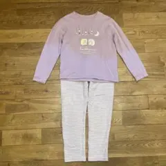 UNIQLO すみっコぐらし 長袖パジャマ 130cm ラベンダー