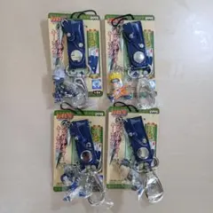 フルコンプ 武器付ホルスターキーホルダー ナルト 全4種 NARUTO