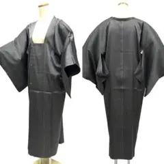 京やM344　正絹　和装コート　未使用 ロングサイズ　絹の雨コート　道行　綸子地