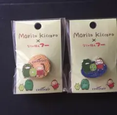 モリゾー&キッコロ&セントレア フー コラボピンバッジセット　万博