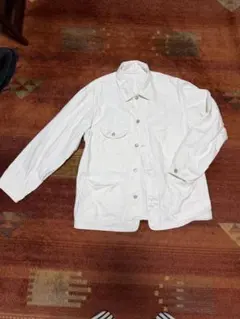 UNIQLOユーティリティジャケット.カバーオール、オフホワイト