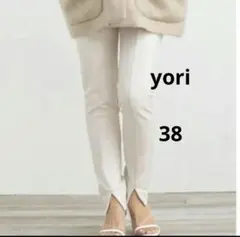 yori ヨリ　ぬくぬくスリムパンツ yori