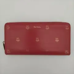 Paul Smith ラビット ドゥードゥル ラウンドジップ 長財布 レッドのサムネイル