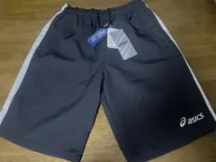 asics アシックス LZJ609 クロスハーフパンツ S ブラック