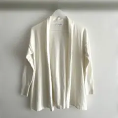 カーディガン　ホワイト　アイボリー　ラメ　キラキラ