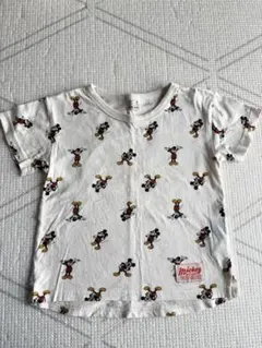 petit mainミッキーカットソー110