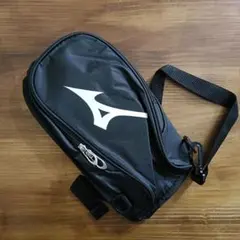 【新品・未使用品】Mizuno ミズノ ボディバッグ 黒 進研ゼミのサムネイル