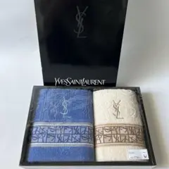 未使用訳ありYves Saint Lauren フェイスタオル　ウォッシュタオル