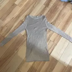 TODAYFUL ベージュロングニット