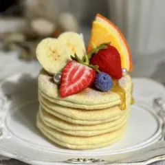 フェルト　パンケーキ　フェイクフードスイーツケーキ　食品サンプル　小物飾り置物