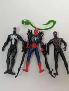 スパイダーマン フィギュア 2体セット 匿名配送 - メルカリ