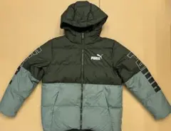新品、未使用！　プーマ　ダウンジャケット　カラーブロック　フーデッドジャケット