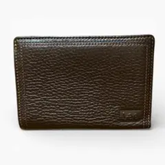 【大人気❗️】Lee リー 二つ折り財布 ジップ付き 多機能 ブラウン 紳士