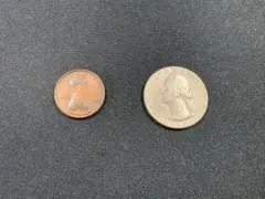アメリカコイン 25セント 1966年 / 1セント 1973年 2点セットのサムネイル