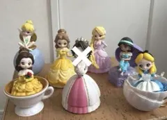 ディズニープリンセス ガチャガチャ フィギュアセット 6体