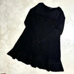 【美品】トゥービーシック　ニットチュニックワンピース　サイズ40