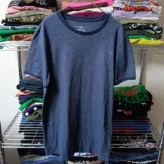 00s海外製古着メンズSヴィンテージ紺ネイビーブルーtシャツUSA直輸入