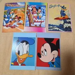 【まとめ売り】ディズニー ポストカード 5枚セット