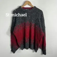 古着◇3L◇St Michael◇フェアアイル柄セーター◇ヴィンテージのサムネイル