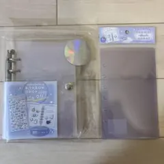 新品⭐︎クーリア　とうめいシールバインダー　シール帳　ボンボンドロップシール　透明