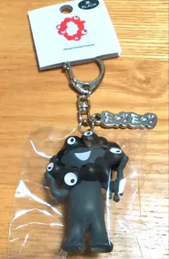 【タグ付き】黒ミャク立体PVCキーホルダー