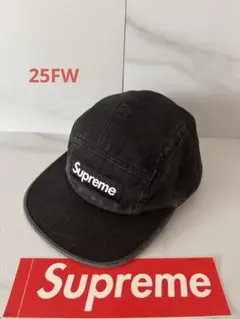 supreme 25FW Washed Chino Twill Camp Cap