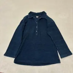 45r インディゴ　ポロシャツ　七分丈　カットソー　Tシャツのサムネイル