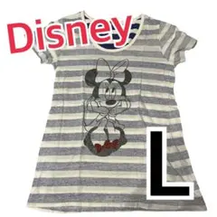 Disney ミニーマウス Tシャツ Lサイズ