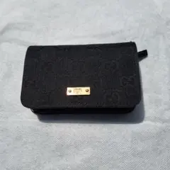 ブラックキャンバスキーケース