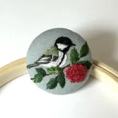 ハンドメイド刺繍ブローチ 2-72 巣立ち、トキの親子 ハンドメイド刺繍ブローチ 2-72 巣立ち、トキの親子 - メルカリ