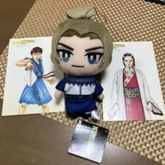 新品未使用タグ付キングダム運命の炎ぬいぐるみ李牧ポストカード信と嬴政まとめ売り政